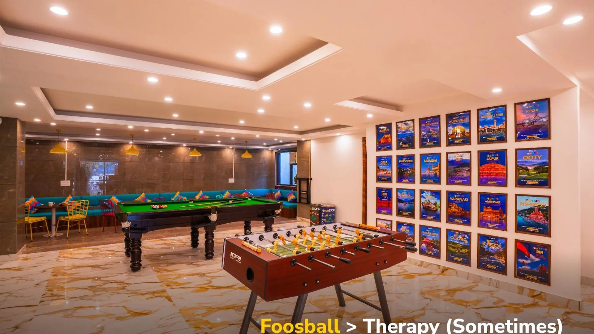 Hostel Gostops Plus Gurugram, Baani Square Gurgaon India